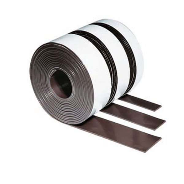 Rollo de cinta magnética en blanco rotulable 20 mm x 3 m